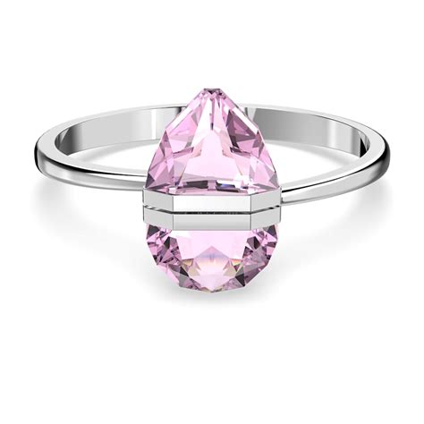 pink box stainless steel swarovski|swarovski pink jewelry.